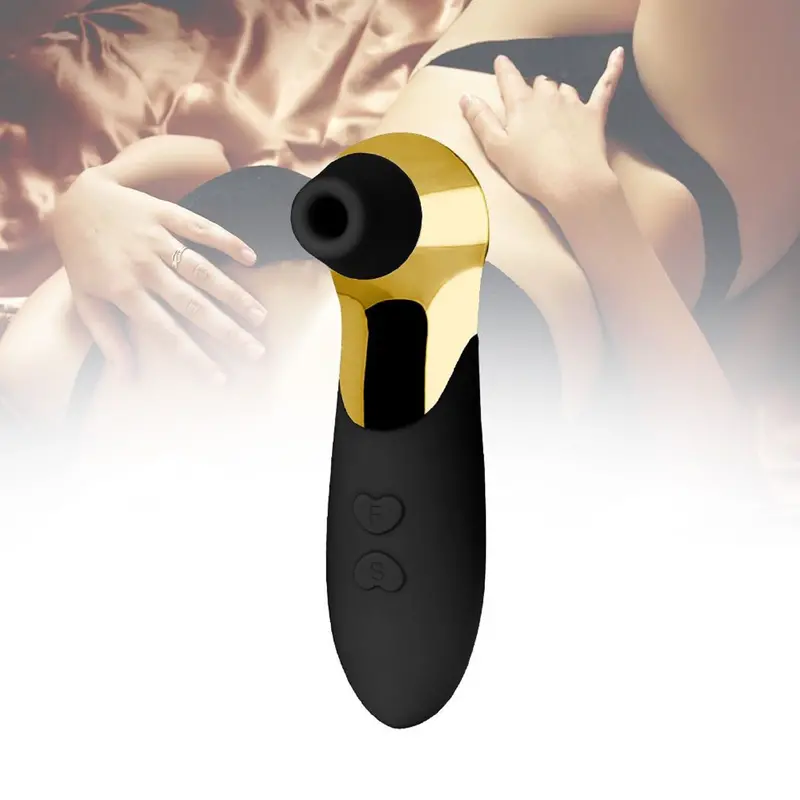 Vibrator Female Suction Sucking Usb Rechargeable - Black. 1