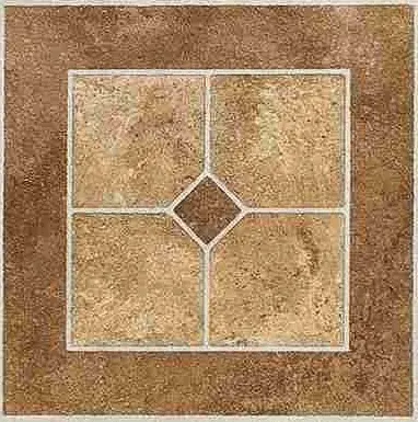 Vinyl Floor Self Adhesive Tile Kld0601 12"X12" 30Pcs 1