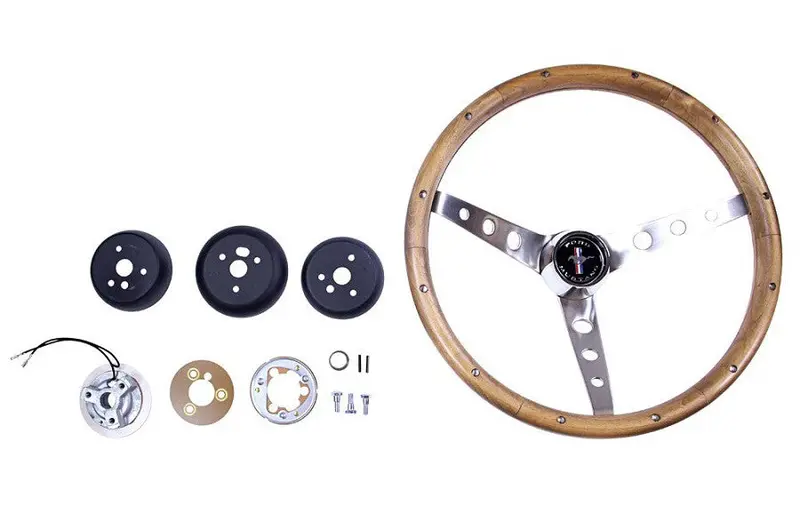 Volante De Madera 15 Pulgadas Mustang 1965-1969 1
