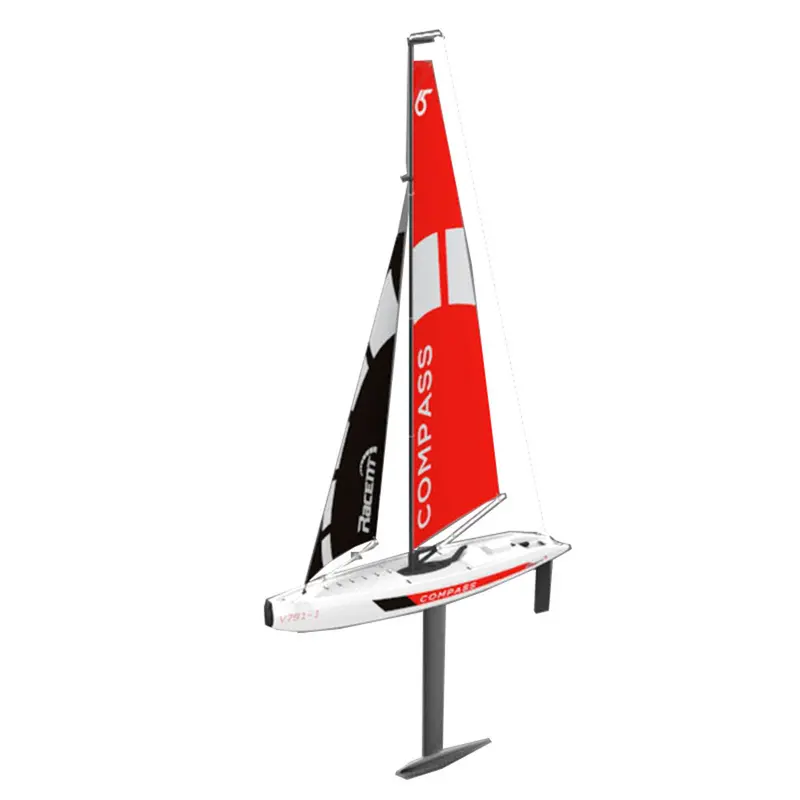 Volantexrc 791-1 65Cm 2.4G 4Ch Rc Boat Compass Pre-Assembled Sailboat Without Battery Toy 1