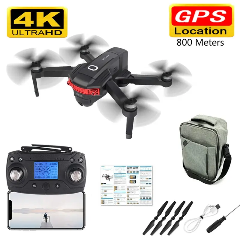Vs Sjrc F11 Brushless Selfie Foldable Gps Wifi Fpv Rc Quadcopter 4K Ultra Hd Camera Optical Flow Position Drone Follow Me Avion 1