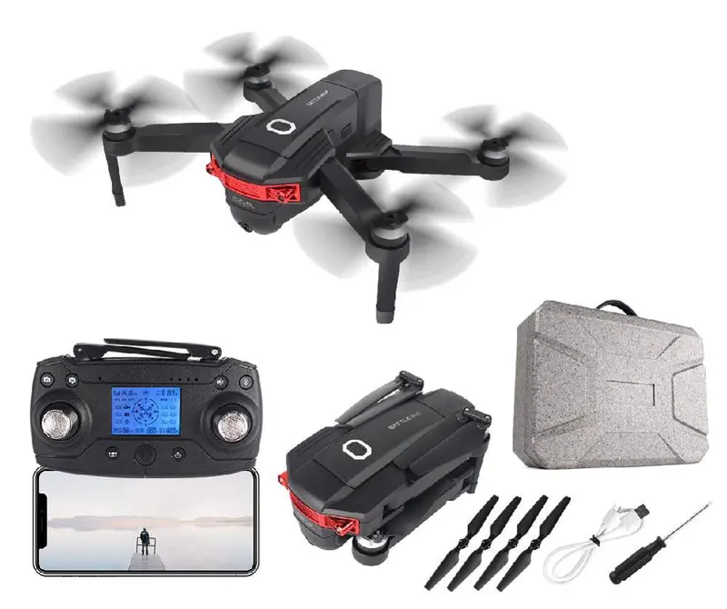 Vs Sjrc F11 Brushless Selfie Foldable Gps Wifi Fpv Rc Quadcopter 4K Ultra Hd Camera Optical Flow Position Drone Follow Me Avion 1