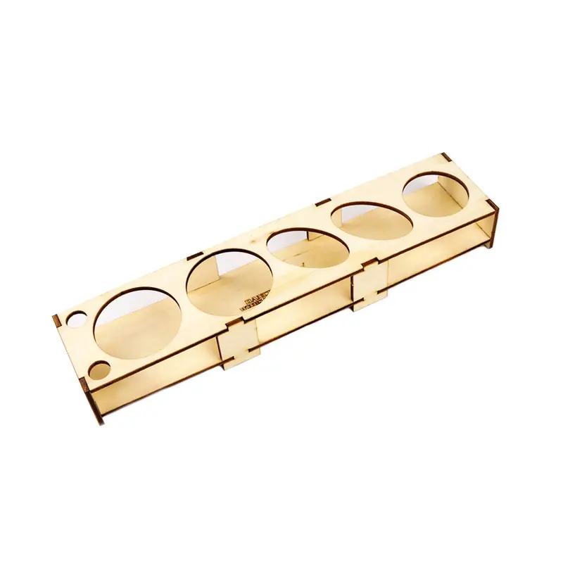 Vt04 Diy Self-Assemble Balsa Wood Rc Model Tool Case Glue Pliers Stand Screwdriver Storage Box 1