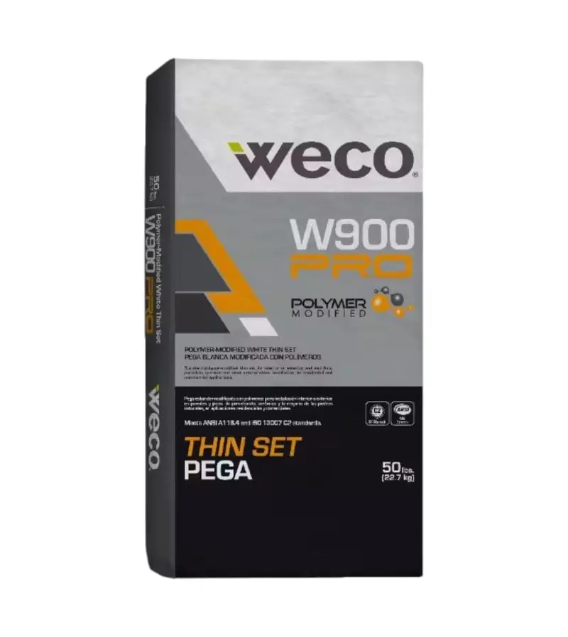W-900 Pro 50 Lb. White Polymer Wall And Floor Thin Set 1