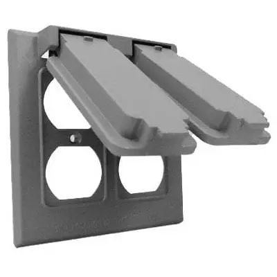 Waterproof 2 Gang Plug/Outlet Cover 1
