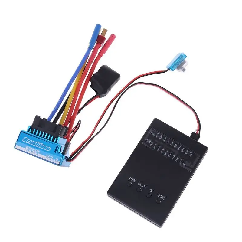Waterproof 45A 60A 80A 120A Brushless Esc Electric Speed Controller Dust-Proof For 1/8 1/10 1/12 Rc Car Crawler Rc Boat Part 1