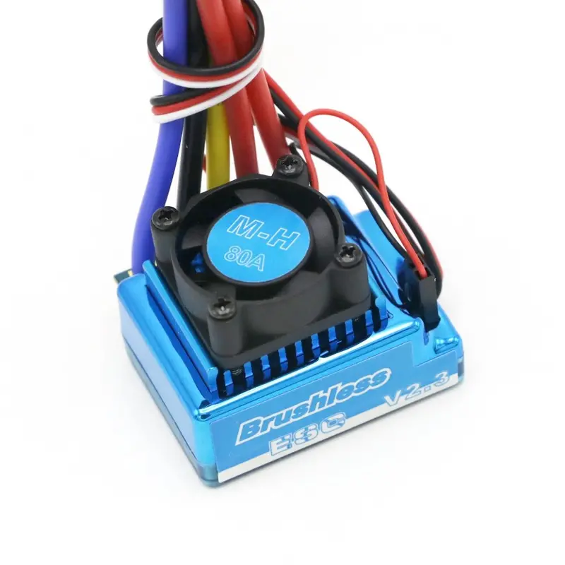 Waterproof 45A/60A/80A/120A Brushless Esc Electric Speed Controller For 1/8 1/10 1/12 Rc Car Crawler Rc Boat Part 4