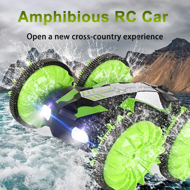 Waterproof Car Lh-C013 2.4Ghz All Terrain Rc Off Road Truck Racing Climbing Rc Truck 4Wd Toy Amphibious Car Remote Control 1