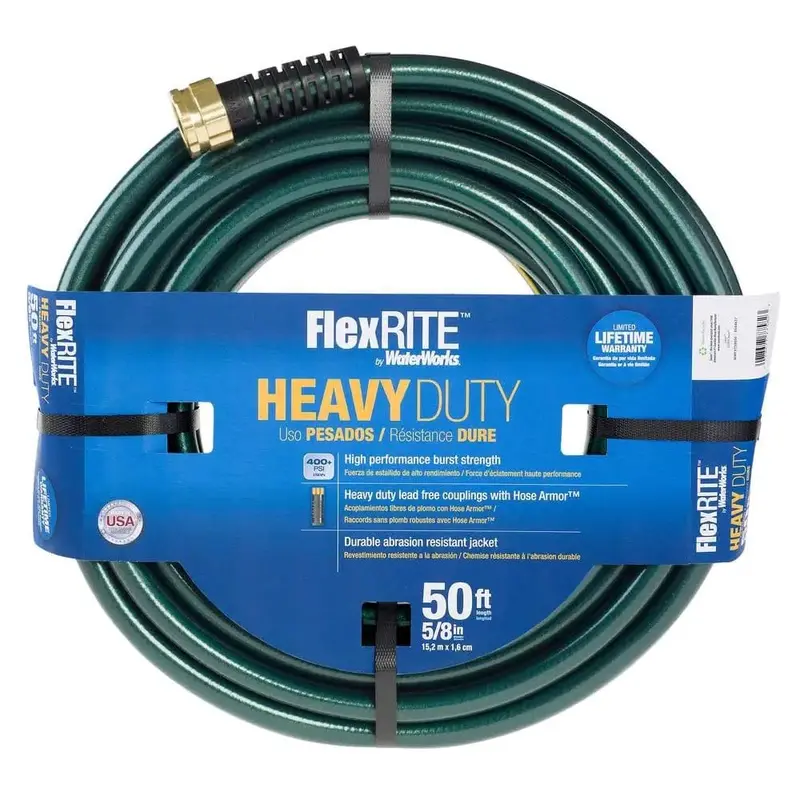 Waterworks Flexritepro 5/8 In. X 50 Ft. Heavy Duty Garden Hose 1