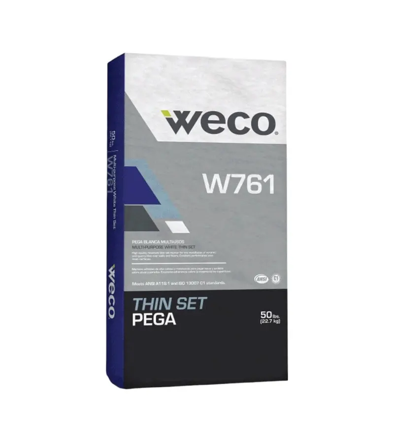 Weco Wall-Floor Thinset 50Lbs Wht W-761 1