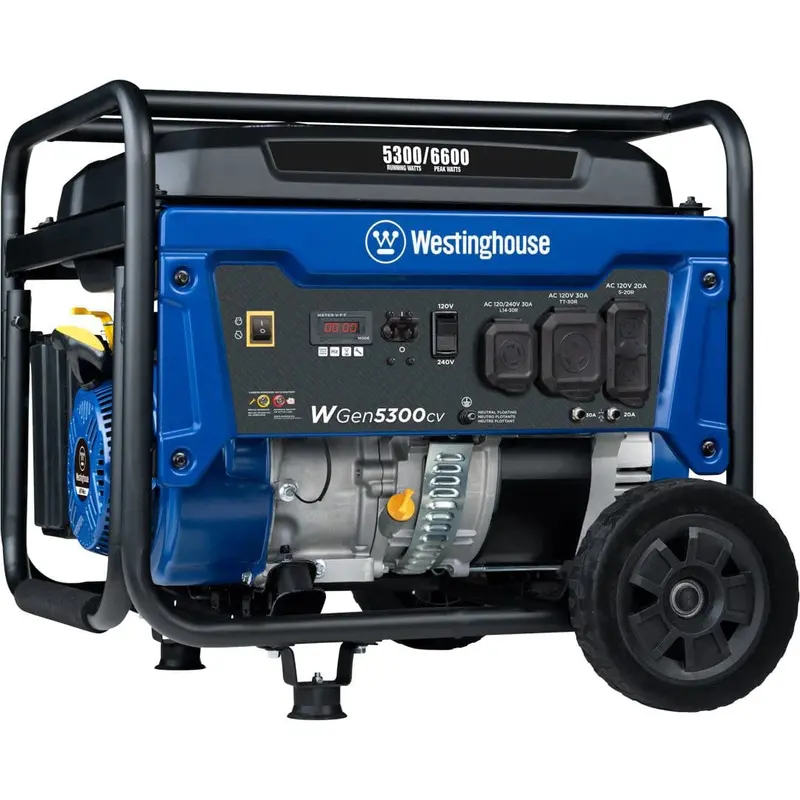 Westinghouse Gasoline Generator 6600/5300W 1