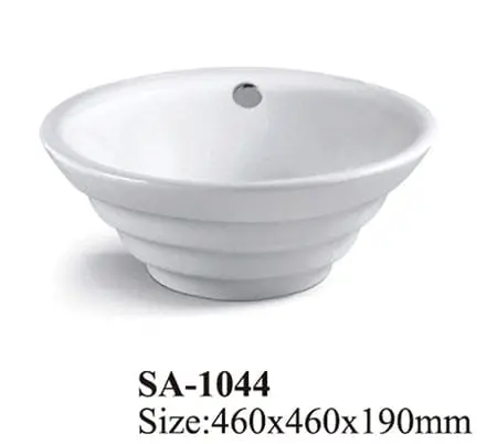 White Ceramic Vessel Basin Sa-1044 1
