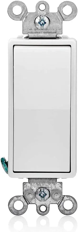 White Decora Switch 15Amp 1