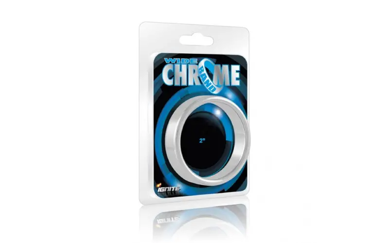 Wide Band Chrome 51Mmcock Ring. 1