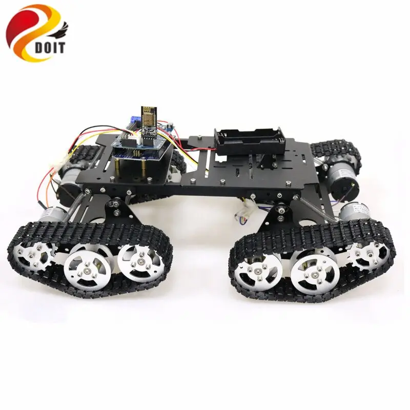 Wifi/Bluetooth/Ps2 Control Rc 4Wd Robot Tank Chassis Kit With Uno R3 Board+ Motor Driver Board For Arduino Diy 1