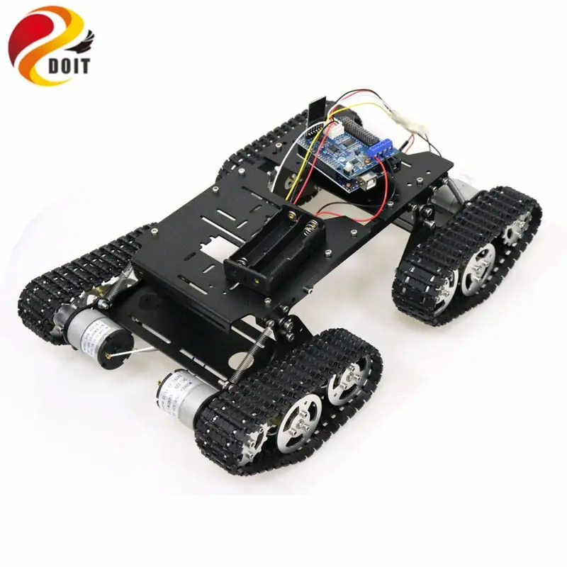 Wifi/Bluetooth/Ps2 Control Rc 4Wd Robot Tank Chassis Kit With Uno R3 Board+ Motor Driver Board For Arduino Diy 1