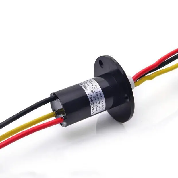 Wind Power Slip Ring 2/3/4/5/6 Channel 5/10/15/30A Rotate Dining Table Slipring Electric Collector Rings Joint Src-22-0230A 1