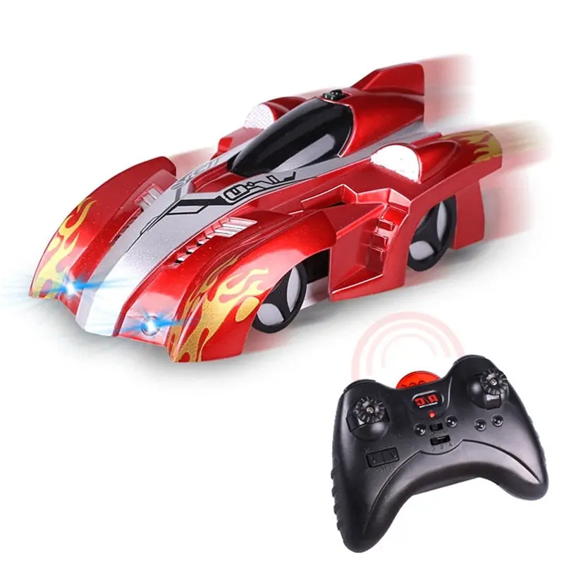 Wireless Electric Remote Control Children Rc Wall Climbing Car Toy Model Bricks Mini Drift Flashing Race Toys For Baby Kids 1
