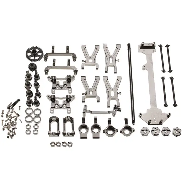 Wltoys 1/18 A949 A959 A969 A979 K929 Upgraded Metal Rc Car Parts Kit Color Gray 1