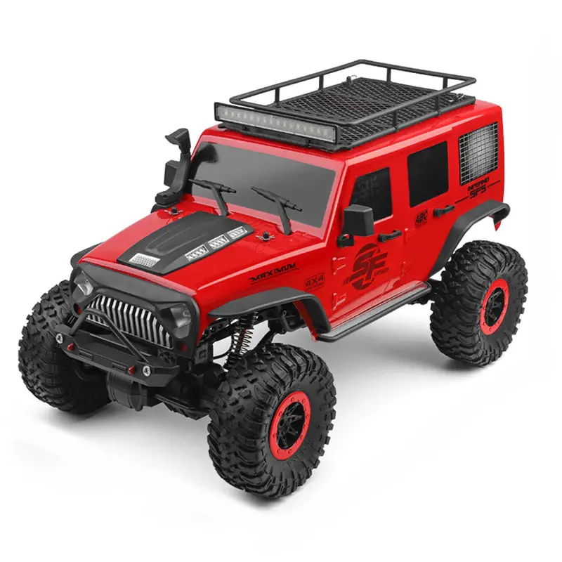 Wltoys 104311 1/10 2.4G 4X4 Crawler Rc Car Desert Mountain Rock Vehicle Models With Two Motors Led Head Light 1
