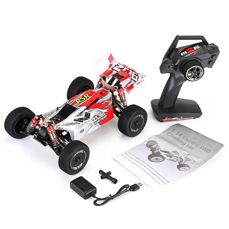 Wltoys 144001 1:14 Rc Car 2.4G 4Wd Radio Control Car High Speed 60Km/H Racing Crawler Rc Car Vehicle Models Toys For Children 1