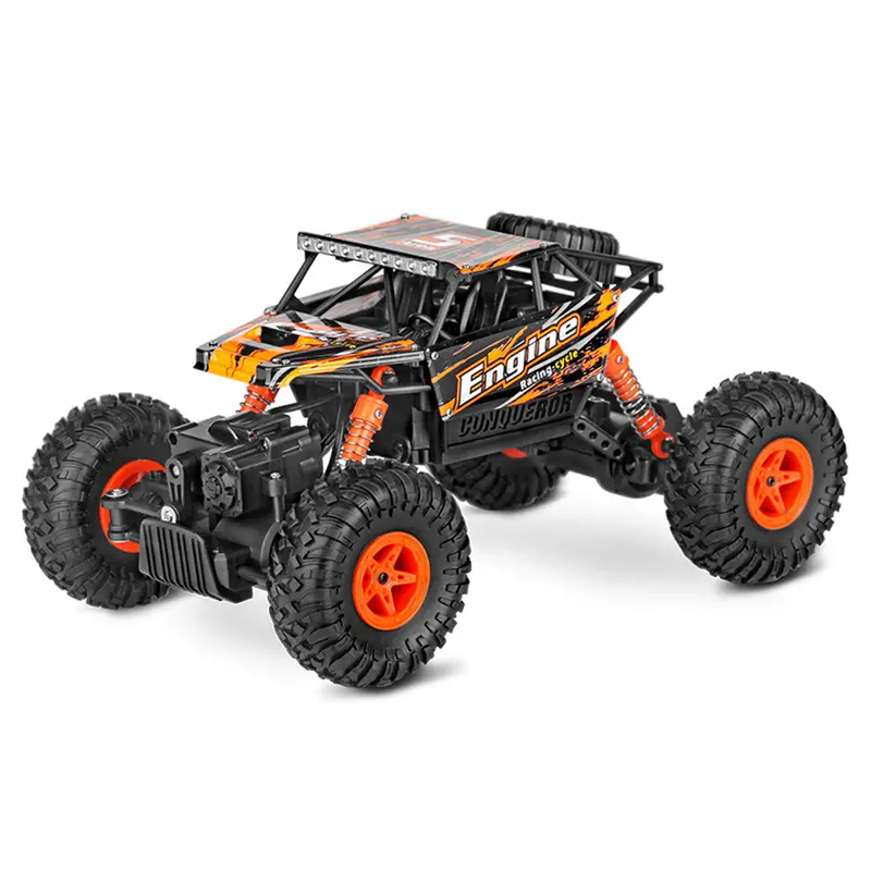 Wltoys 18428-B 1/18 2.4G 4Wd Brushed Racing Rc Car Rock Climbing Monster Truck Toys 1