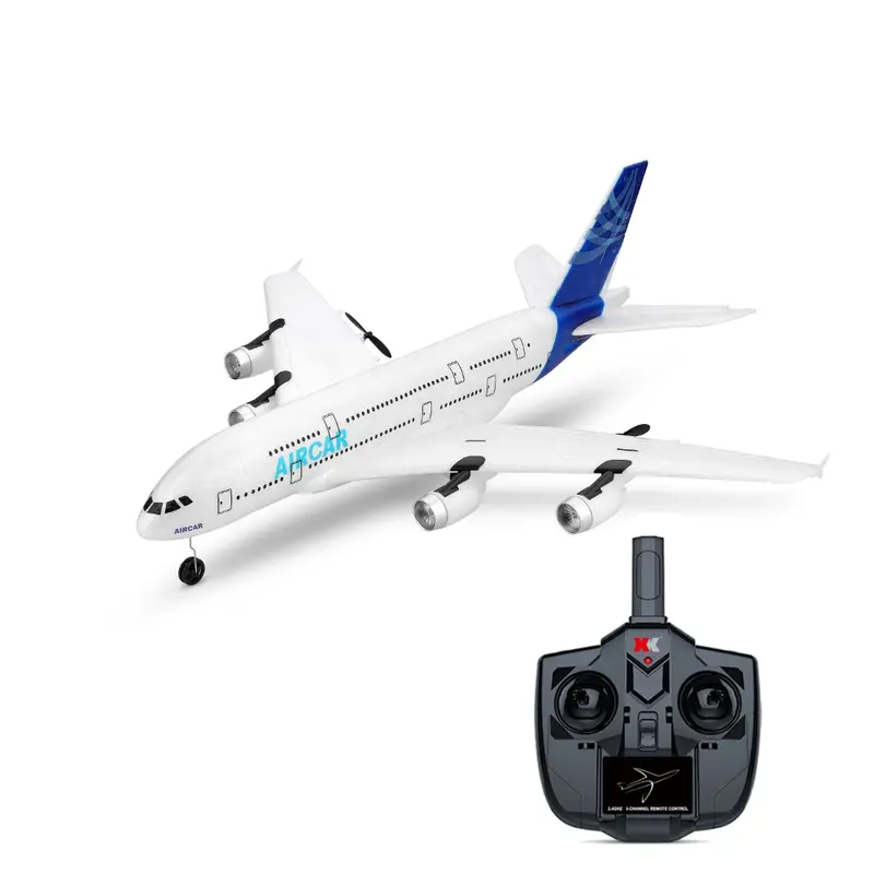 Wltoys A120-A380 Airbus 510Mm Wingspan 2.4Ghz 3Ch Rc Drone Airplane Fixed Wing Rtf With Mode 2 Remote Controller Scale Aeromodelling 1