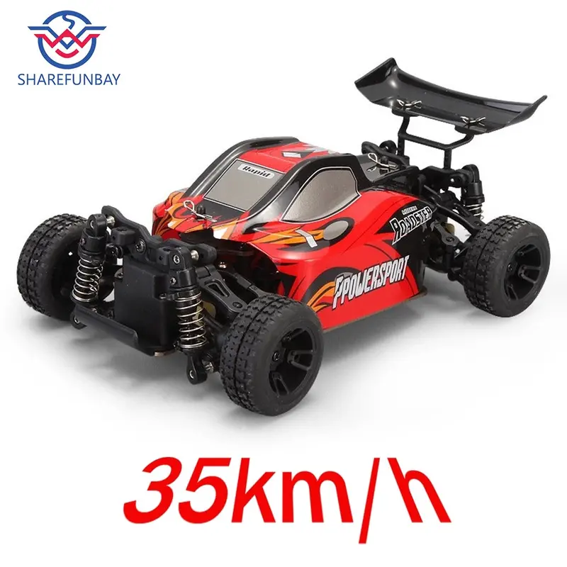 Wltoys A202 Remote Control Car 1:24 Electric 4Wd Remote Control Car 2.4G Remote Control Desert Off-Road Vehicle Drift Speed 35Km 1