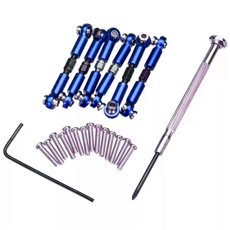 Wltoys A959 A969 A979 K929 A959-B Metal Linkage Set Spare Rc Car Parts 1