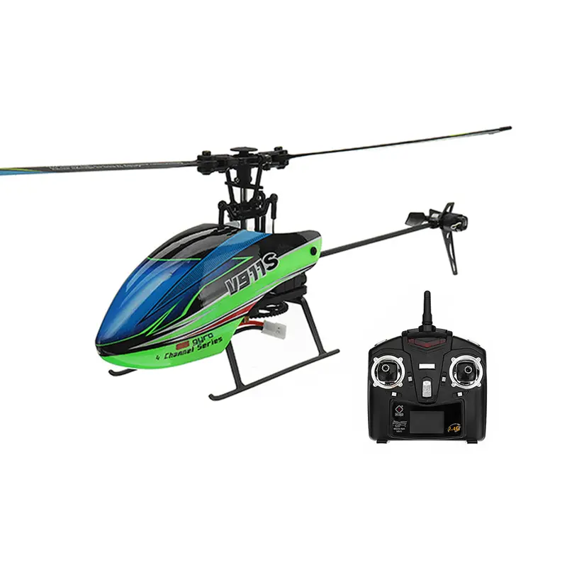 Wltoys V911s 2.4G 4Ch 6-Aixs Gyro Flybarless Rc Helicopter Rtf  (Mode 2) 1