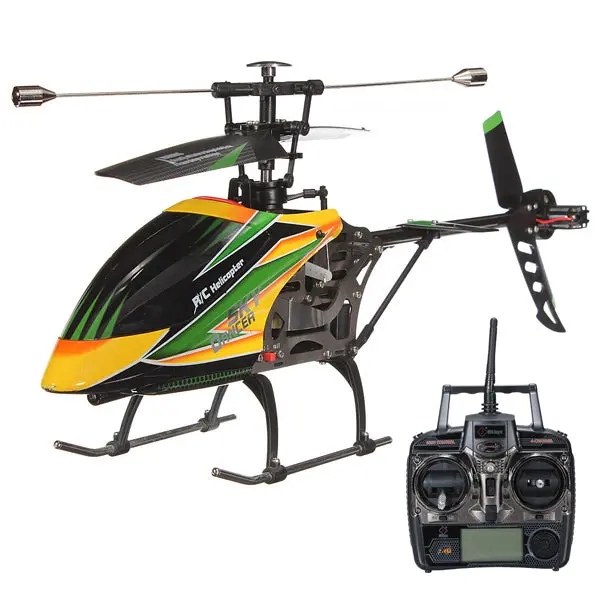 Wltoys V912 4Ch Brushless Rc Helicopter With Gyro Rtf (Green) 1