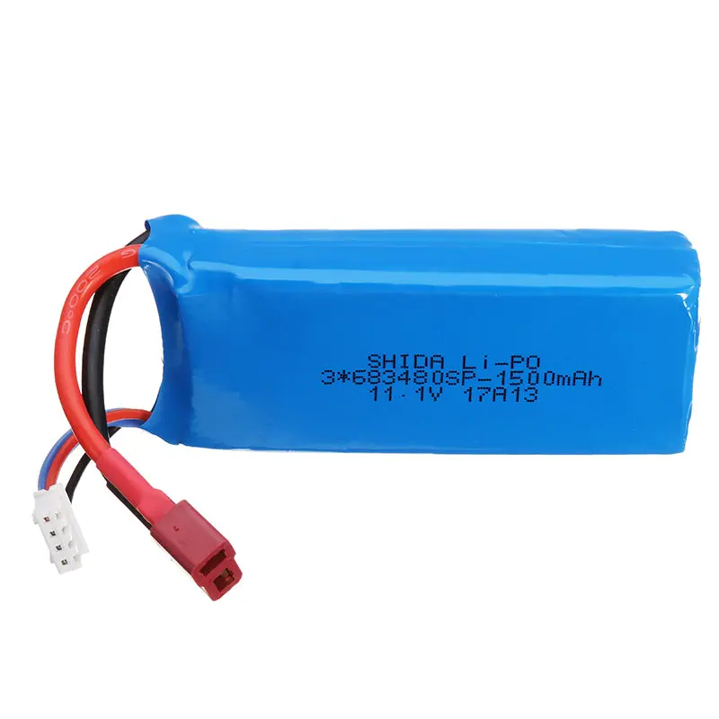 Wltoys V950 Rc Helicopter Part 1500Mah 11.1V 20C 3S T Plug Lipo Battery 1