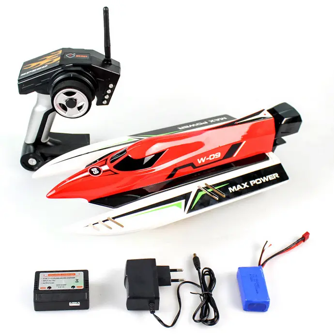 Wltoys Wl915 2.4G Brushless High Speed 45Km/H Racing Rc Boat Toys (Red) 1