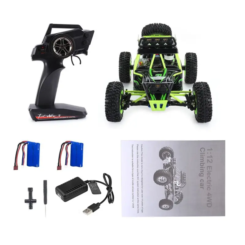 Wltoys Xks 1/12 2.4G 4Wd High Speed Electric Brushed Crawler Desert Truck Rc Offroad Buggy Vehicle With Led Light 1