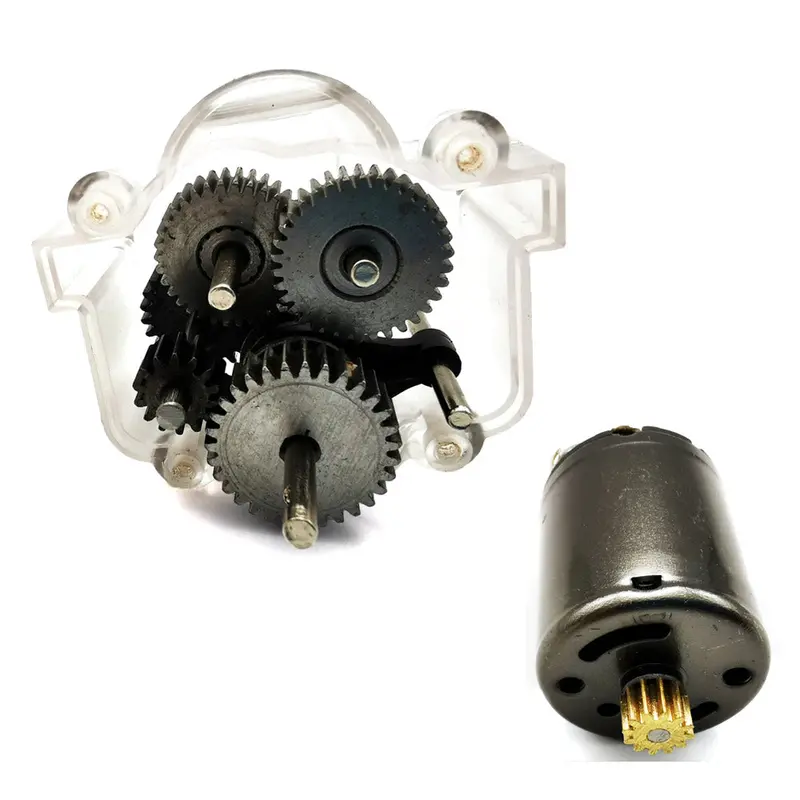 Wpl 1Set Original Metal Gears With 370 Motor For Speed Change Gear Box B1 B24 B16 B36 C24 1/16 4Wd 6Wd Rc Car 1