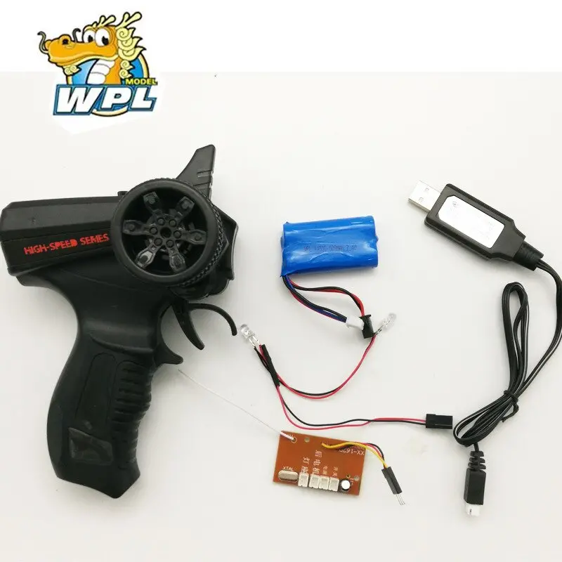 Wpl B14k B24k B16k B36k C14 C24k Original Full Scale Remote Controlller Kit Version Universal 2.4G Receiver Lipo Battery Charger 1