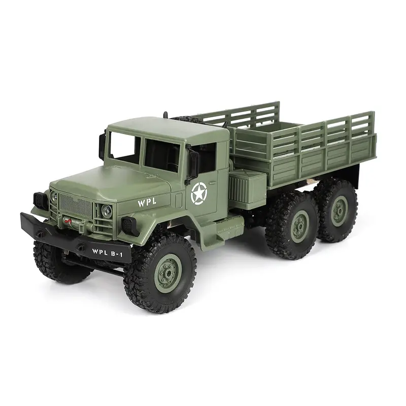Wpl B16 Kit 1/16 2.4G 6Wd Crawler Off Road Rc Car With Light 1