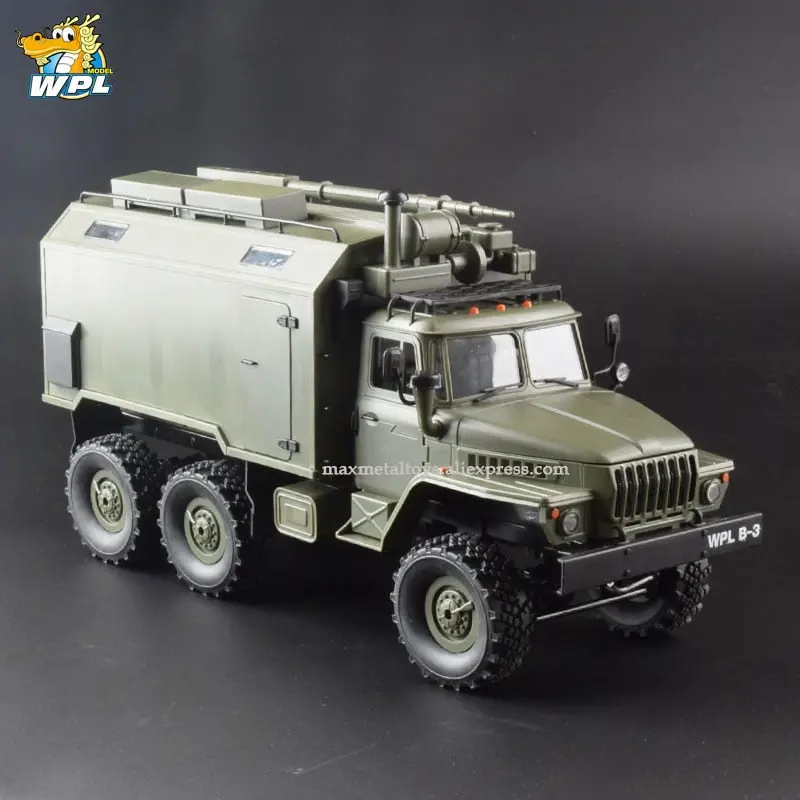 Wpl B36 1:16 Rc Car 2.4G 6Wd Military Truck Crawler Command Communication Vehicle Rtr Toy Carrinho De Controle 1
