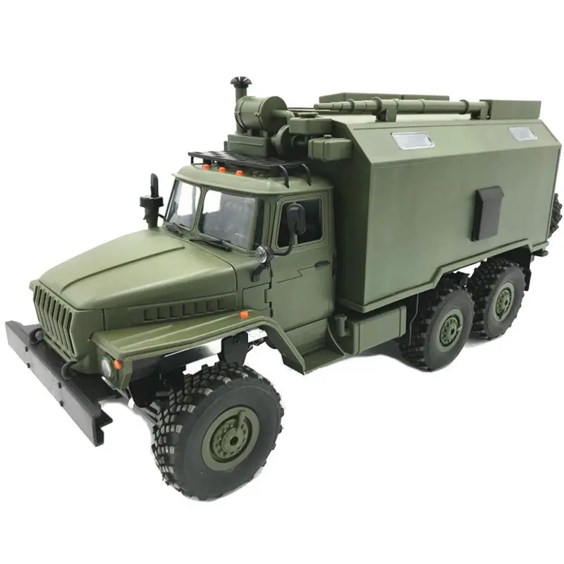Wpl B36 Ural 1/16 2.4G 6Wd Rc Car Military Truck Rock Crawler Command Communication Vehicle Rtr Toy 1