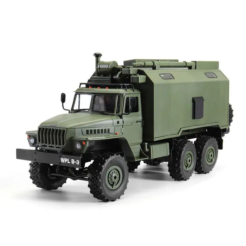 Wpl B36 Ural 1/16 Kit 2.4G 6Wd Rc Car Military Truck Rock Crawler No Esc Battery Transmitter Charger 1