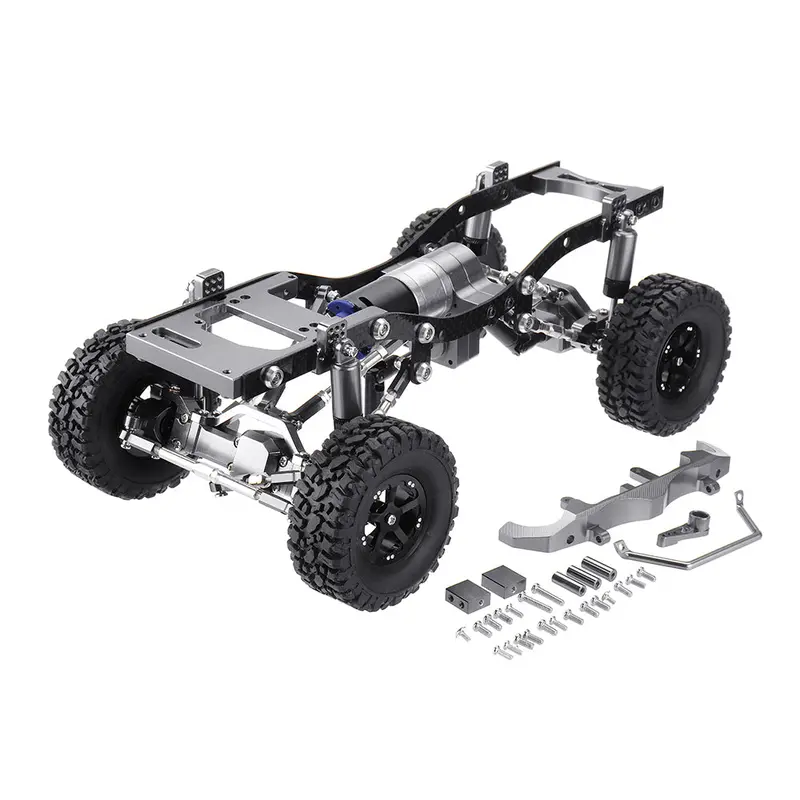 Wpl C14 C24 1/16 Metal Rc Car Chassis Upgrade Parts Rc Vehicle Models 1