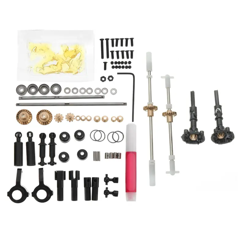 Wpl Metal Gear Bridge Axle Set And Op Accessory For B-1 B-24 B-16 C-24 1/16 4Wd 6Wd Rc Car Parts 1