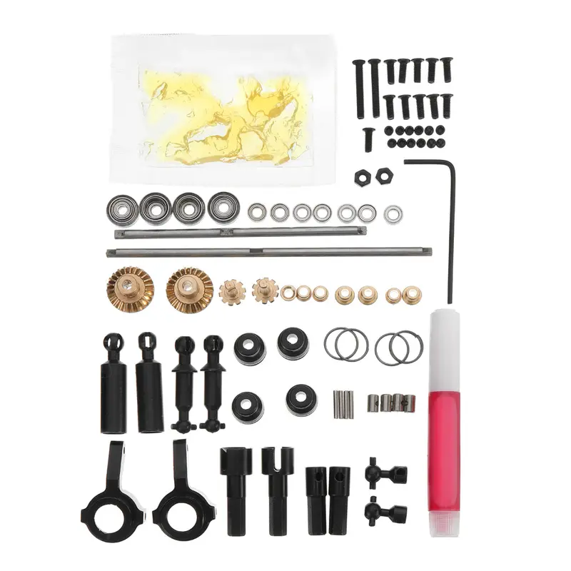 Wpl Metal Gear Bridge Axle Set And Op Accessory For B-1 B-24 B-16 C-24 1/16 4Wd 6Wd Rc Car Parts 2