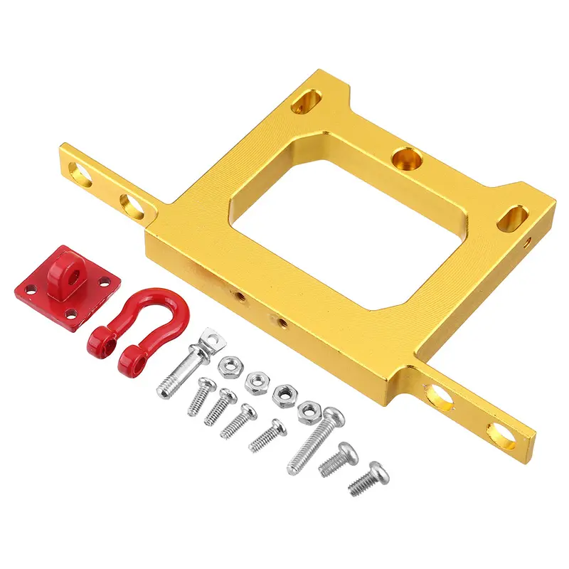 Wpl Rear Bumper Protector For Wpl B14 B16 B24 1/16 Rc Car Parts With Hook Gold 1