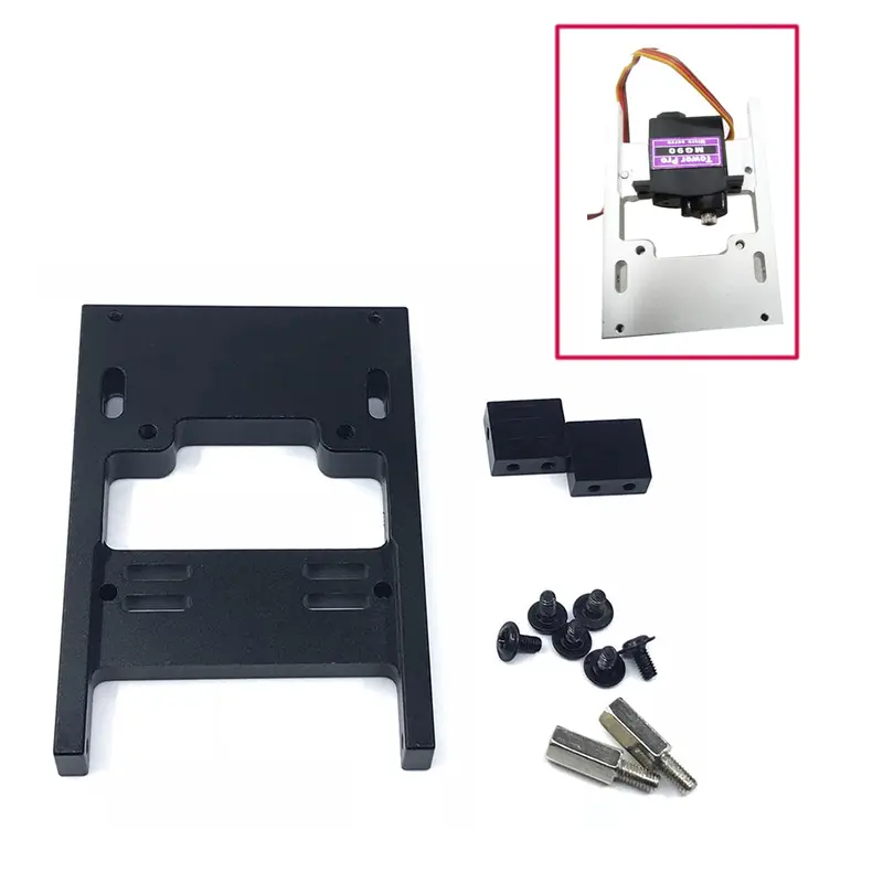 Wpl Servo Fixed Seat For 1/16 B1 B16 B24 B36 C14 C24 Rc Car Black 1