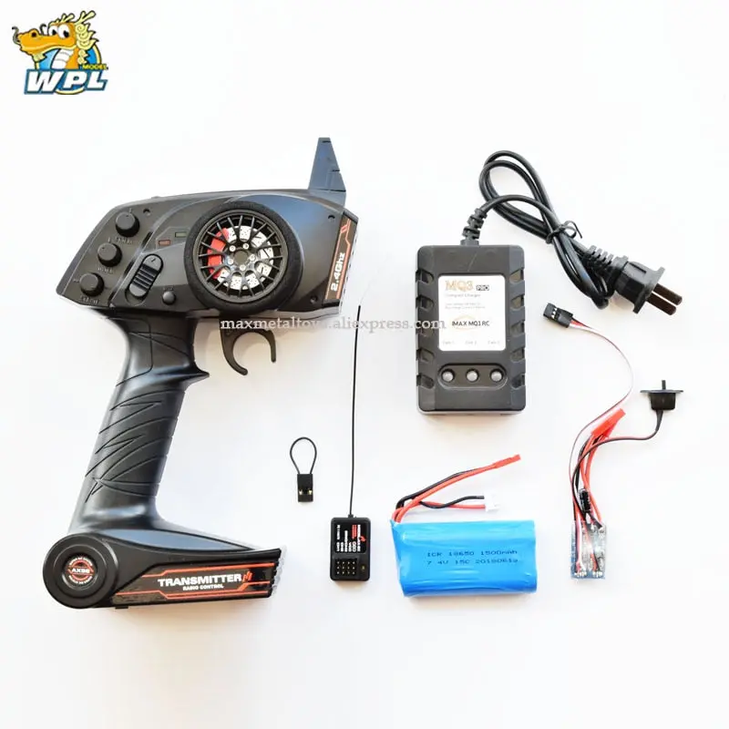 Wpl Upgrade Transmitter Op Fitting Accessories Full Scale Remote Control Model/Ship Model General Purpose 3 Channel Transmission 1