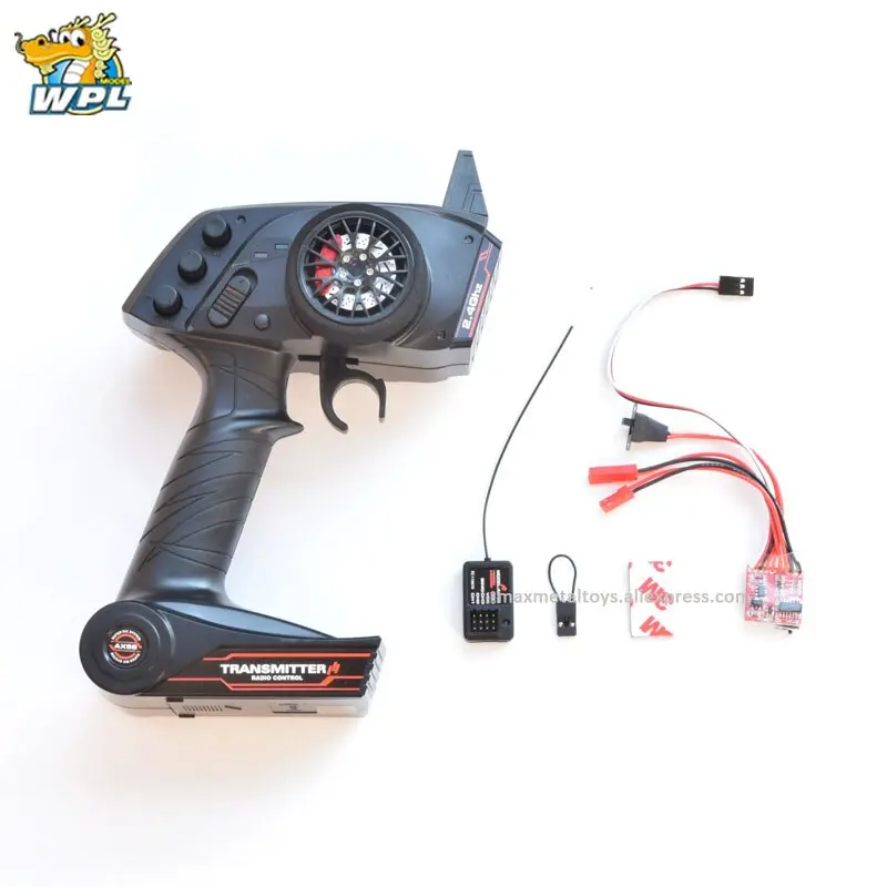 Wpl Upgrade Transmitter Op Fitting Accessories Full Scale Remote Control Model/Ship Model General Purpose 3 Channel Transmission 3
