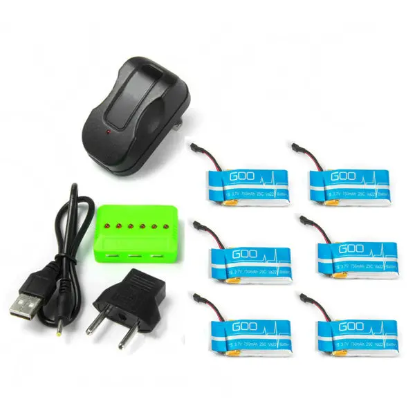 X6a 750Mah Battery With Charger For Syma X5c X5sc Cheerson Cx-30S Cx30s Cx-30 1