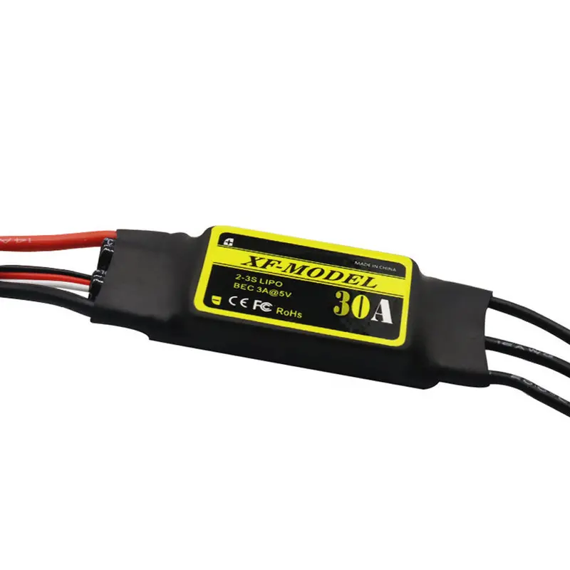 Xf-Model 2-3S 30A Brushless Esc With 5V/3A Switch Bec T Xt60 Plug For Rc Model 1