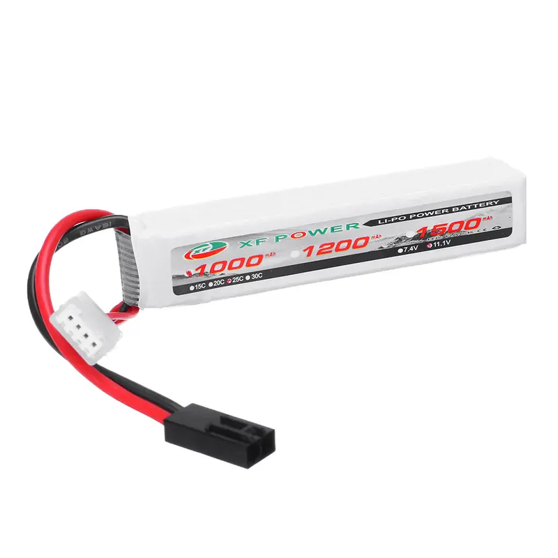 Xf Power 11.1V 1000Mah 25C 3S Lipo Battery Small Tamiya Plug For Rc Hand Toys 2